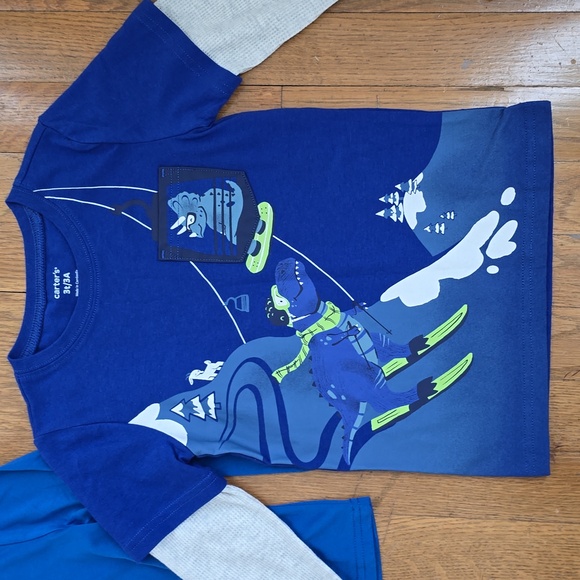 OKIE DOKIE AND CARTER'S BRANDS TODDLER BOYS SHIRT BUNDLE OF 4 ITEMS SIZE 3T - Picture 4 of 16